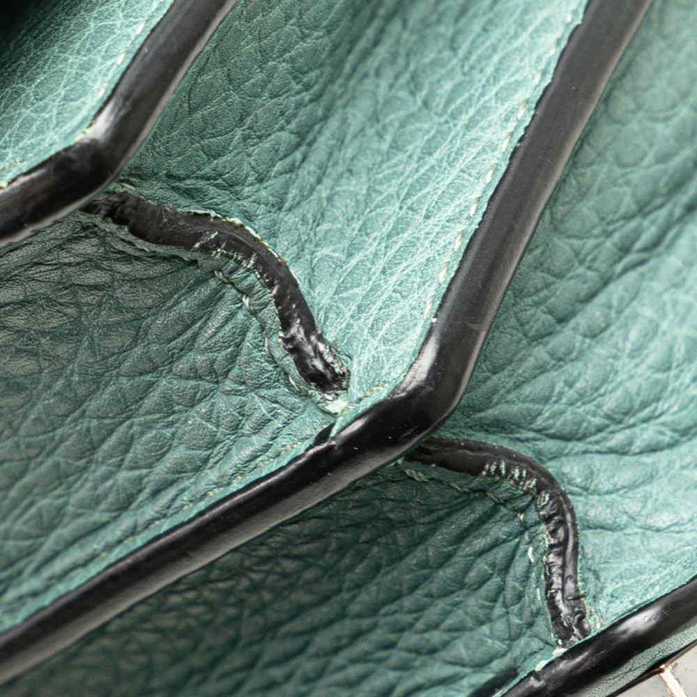 Valentino Rockstud Chain Shoulder Bag in Green Leather for Women. - Picture 4 of 10